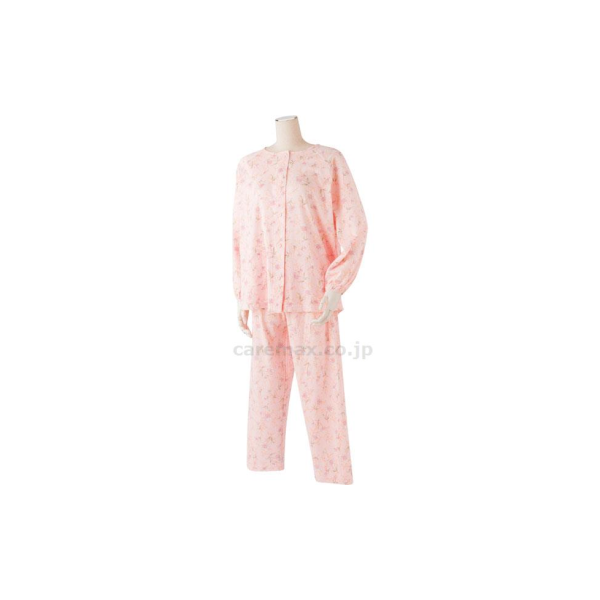 [U0504] らくらくパジャマ　婦人用/F-RP　M　ピンク