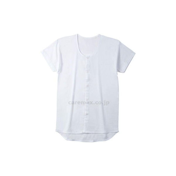 [U0659] 半袖クリップシャツ　紳士用/HW6318　M　ホワイト