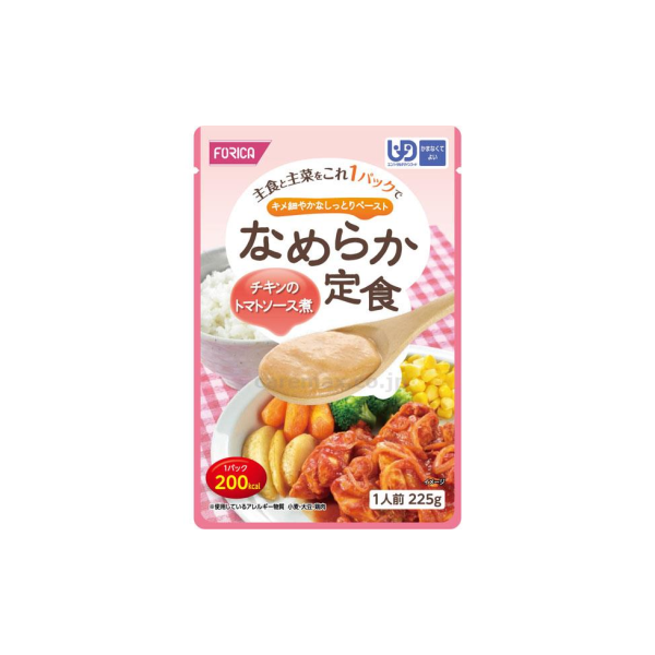 [E1548] なめらか定食　チキンのトマトソース煮/225g