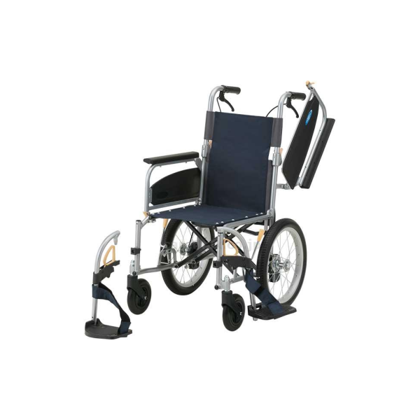 [W2583] アルミ介助車椅子　NEO-2αW/座幅40cm